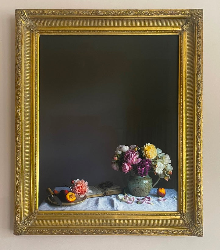 Summer III in Gold Vintage Frame