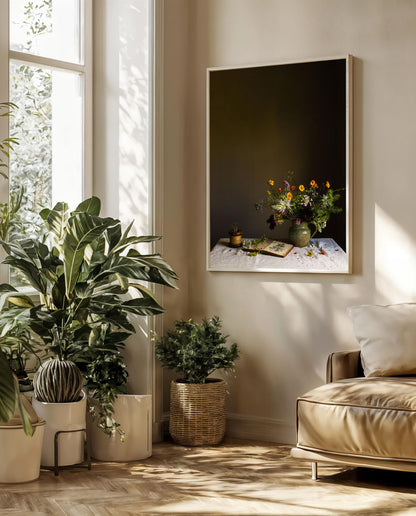 Cow Parsley & String Limited Edition Floral Art Print