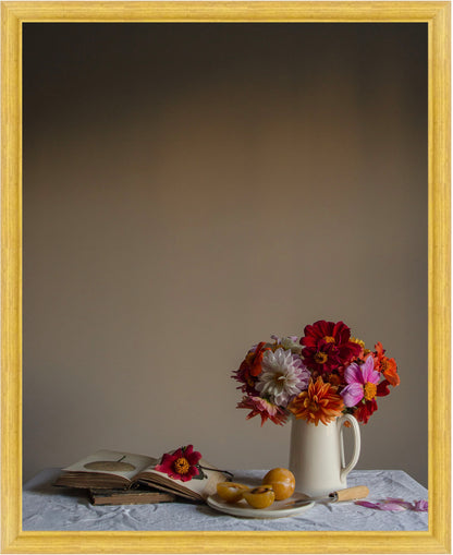 Dahlia & Plum Limited Edition Floral Art Print