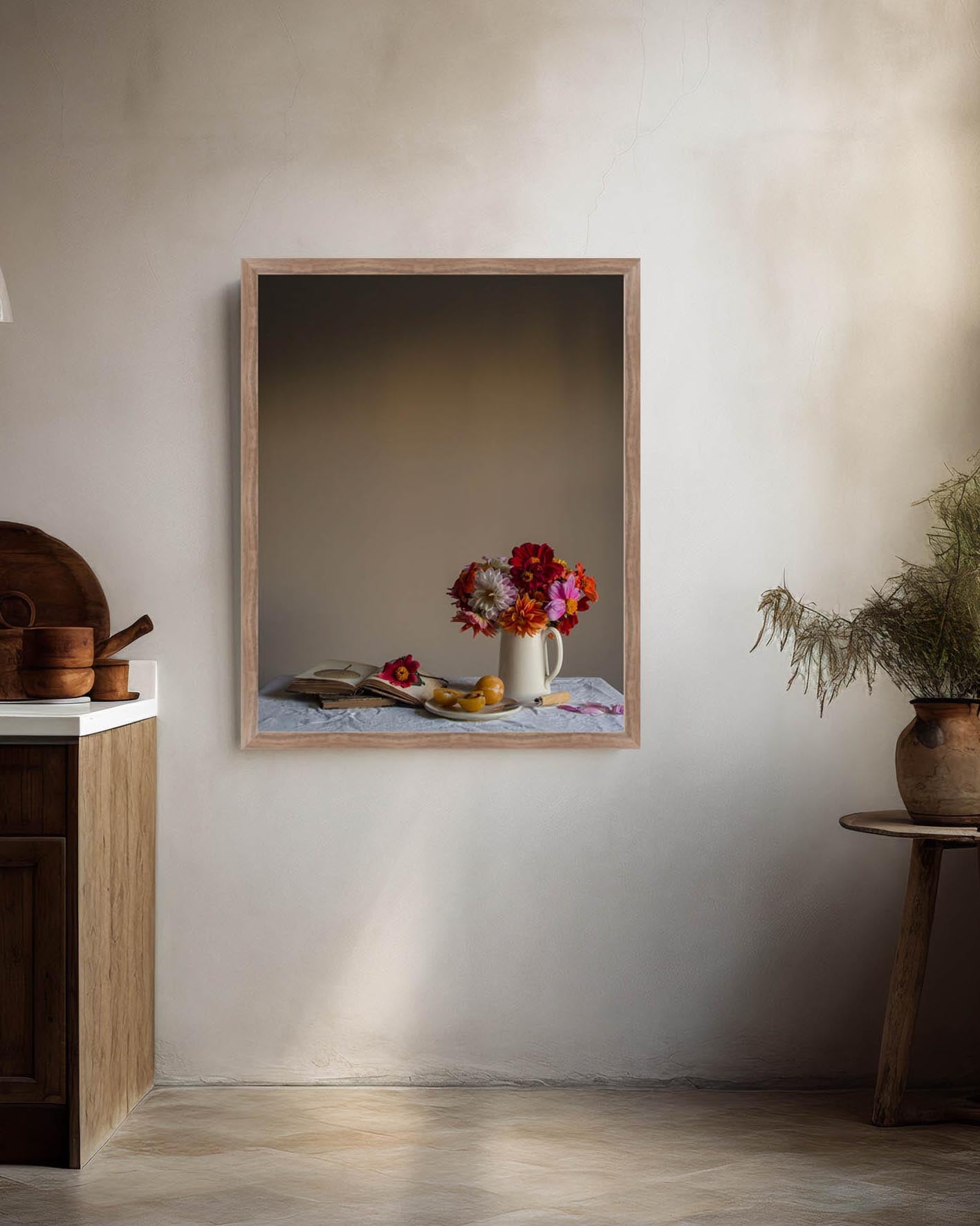 Dahlia & Plum Limited Edition Floral Art Print