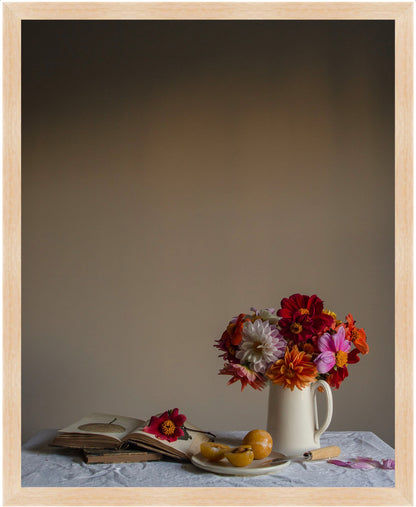 Dahlia & Plum Limited Edition Floral Art Print