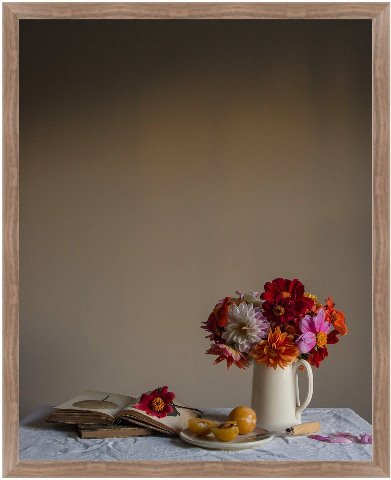 Dahlia & Plum Limited Edition Floral Art Print