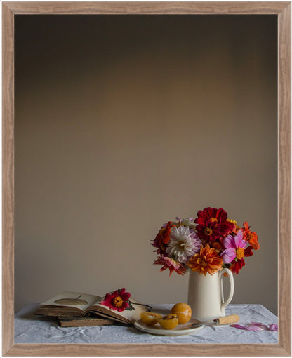 Dahlia & Plum Limited Edition Floral Art Print