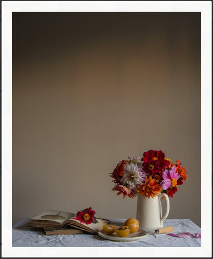 Dahlia & Plum Limited Edition Floral Art Print