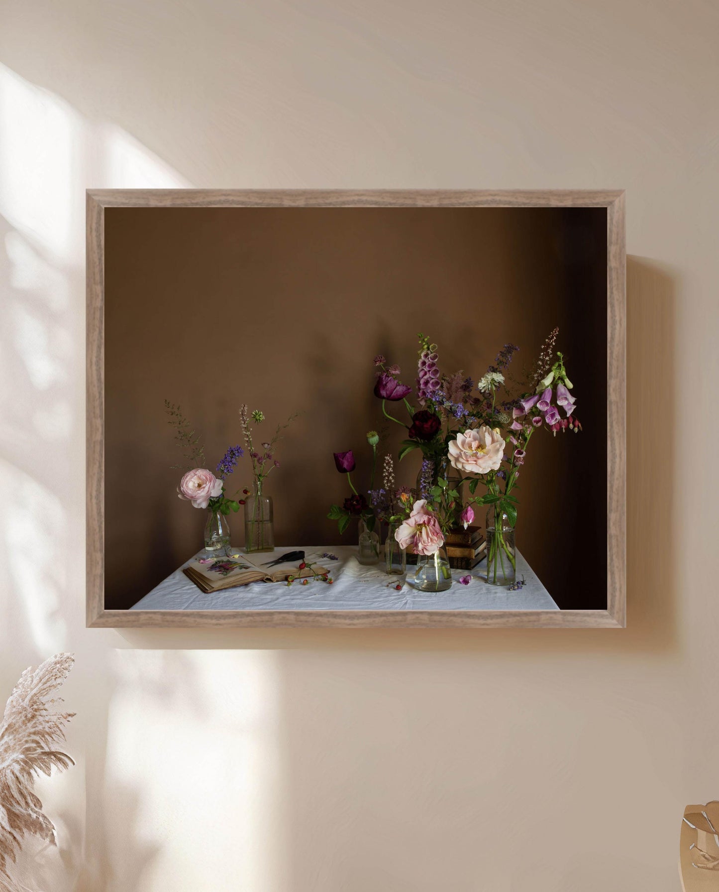 Foxglove & Rose Limited Edition Floral Art Print