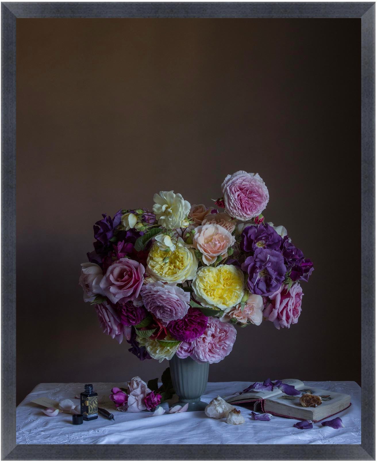 Roses & Stone Limited Edition Floral Art Print