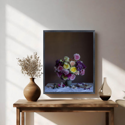 Roses & Stone Limited Edition Floral Art Print