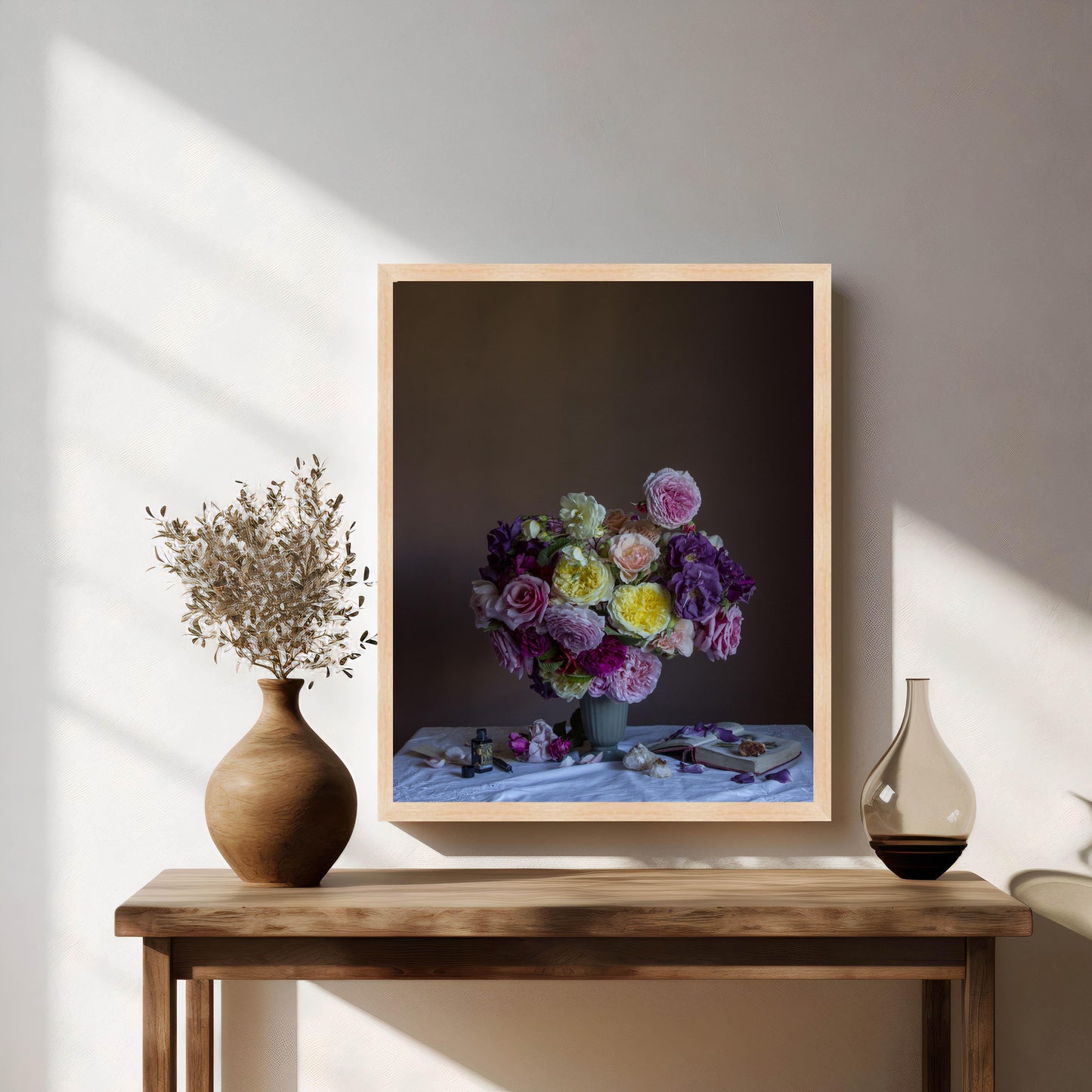 Roses & Stone Limited Edition Floral Art Print