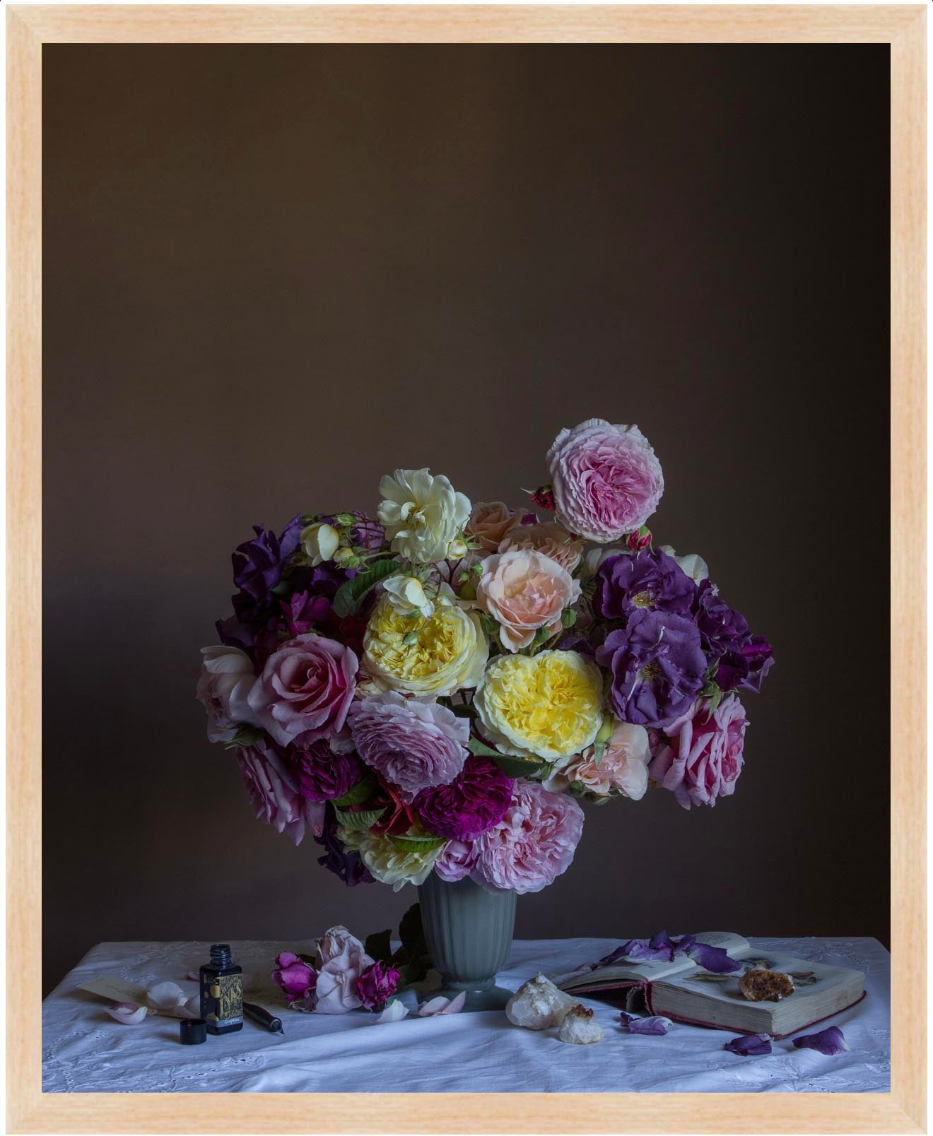 Roses & Stone Limited Edition Floral Art Print