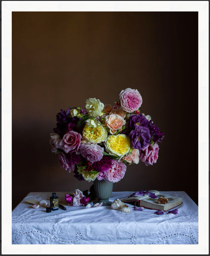 Roses & Stone Limited Edition Floral Art Print