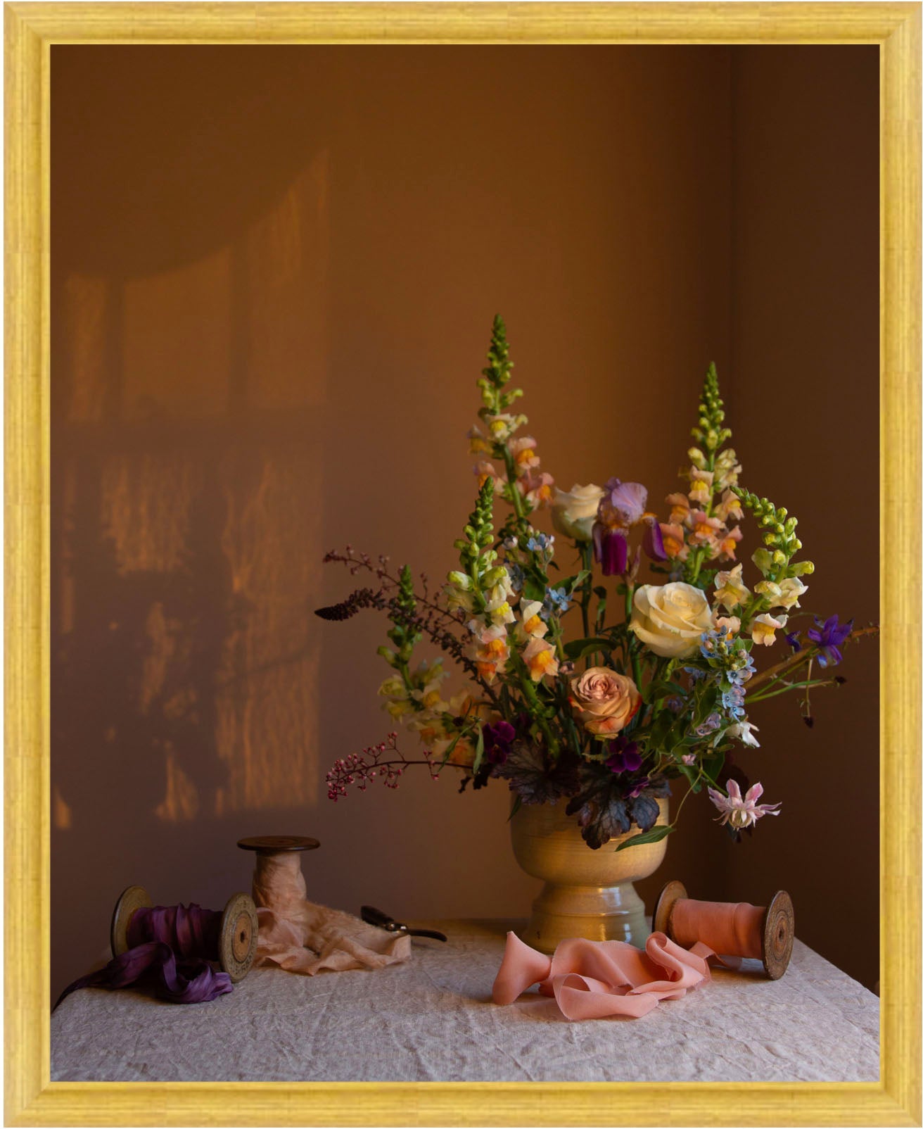 Framed botanical art