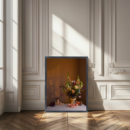 Framed botanical artwork