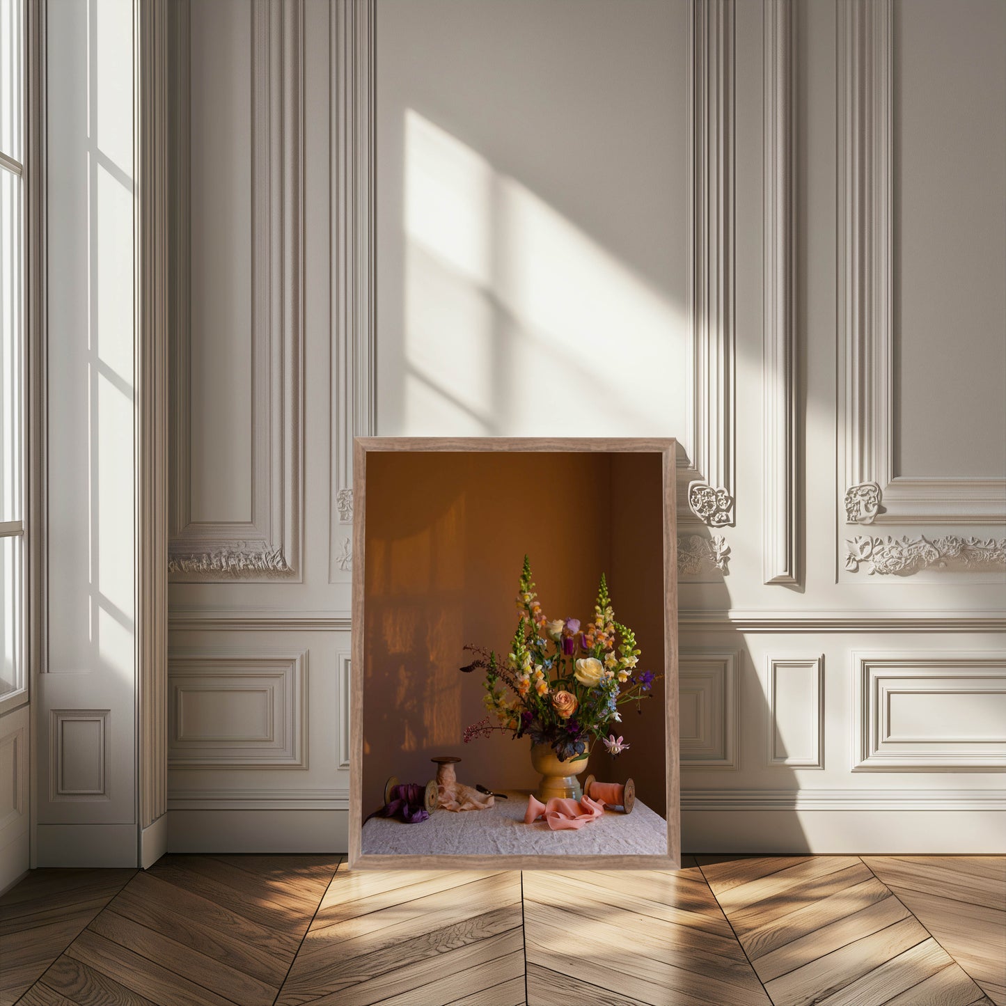 Framed botanical photograph
