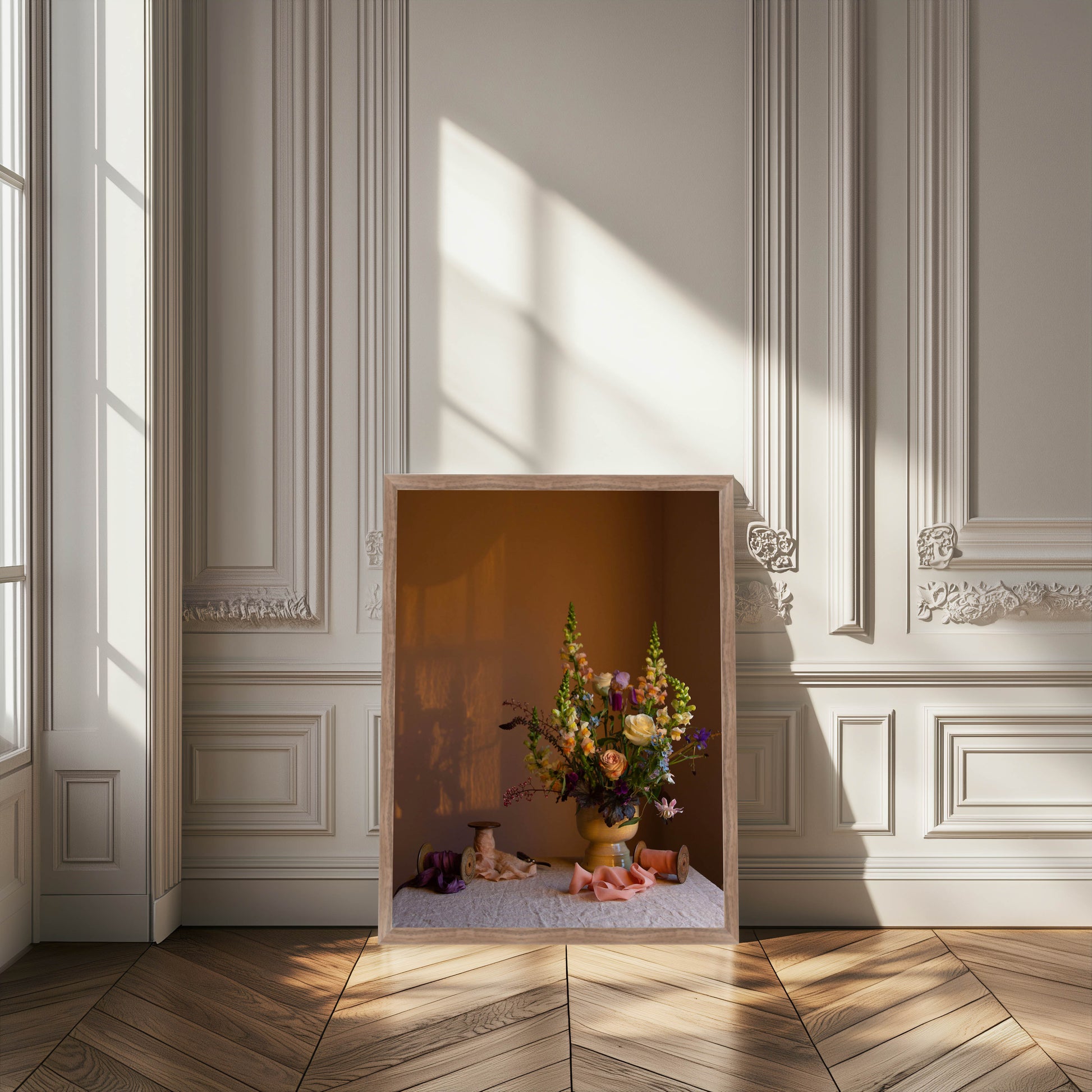Framed botanical photograph