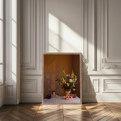 Framed botanical photograph