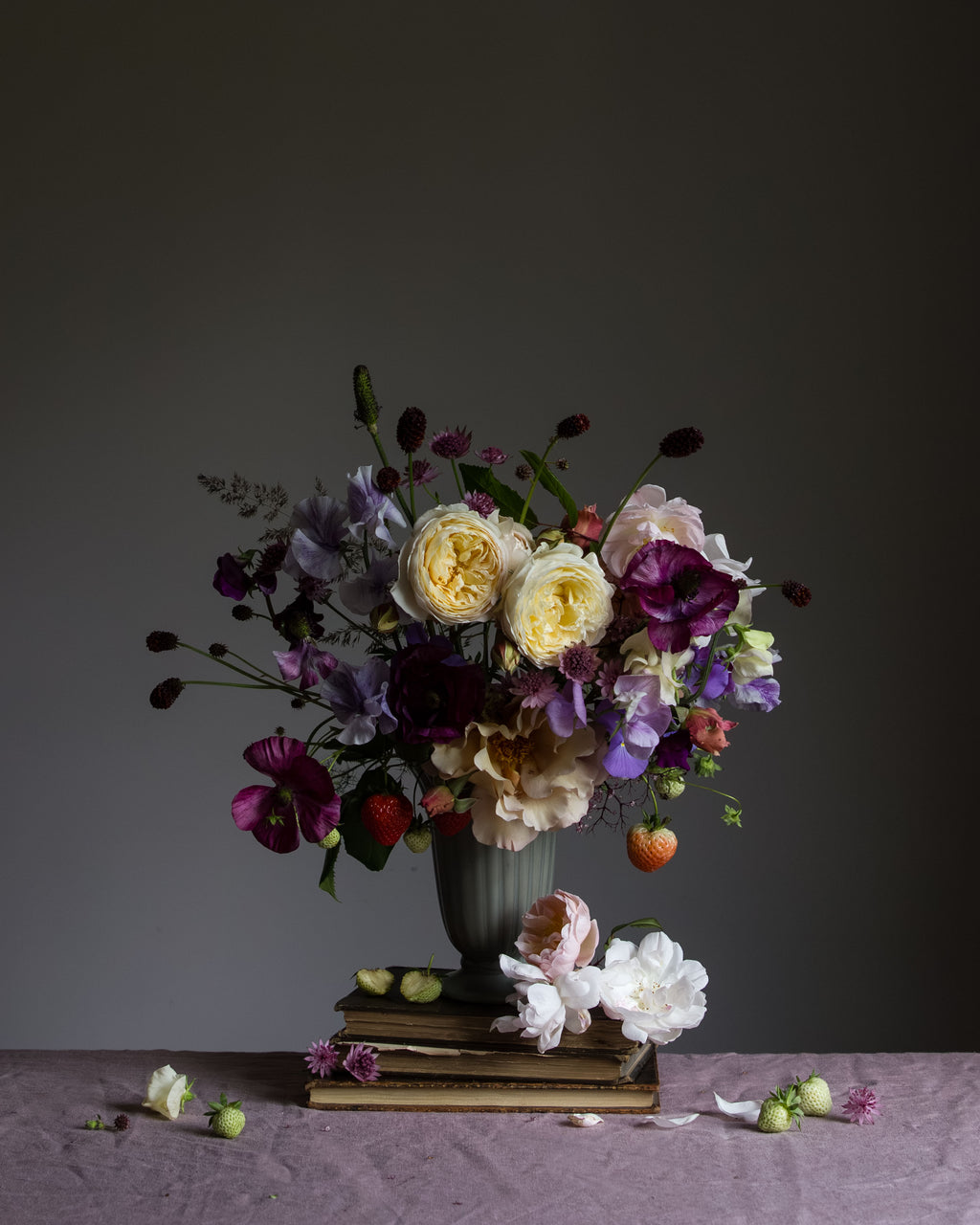 Viola & Grass Limited Edition Floral Art Print