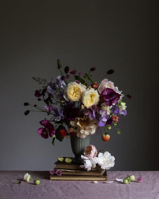 Viola & Grass Limited Edition Floral Art Print